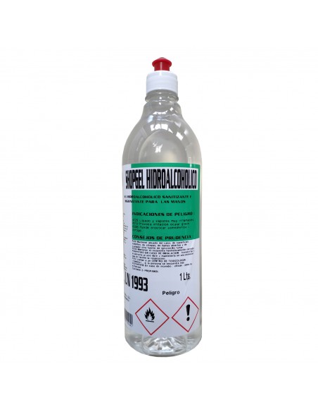 Gel hidroalcohólico sanitizante higienizante 1L