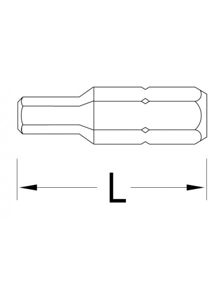 Punta destornillador hexagonal Gedore 885