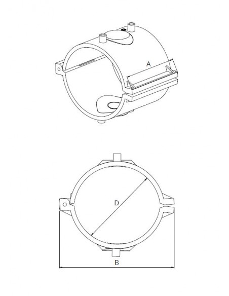 Abrazadera reparación electrosoldable SDR11