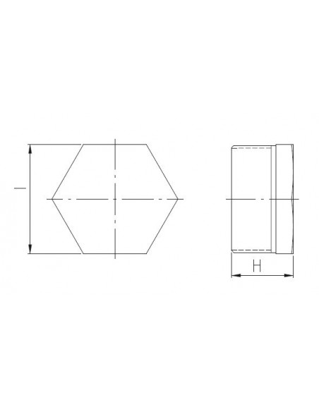 Tapón macho inoxidable Fig.290