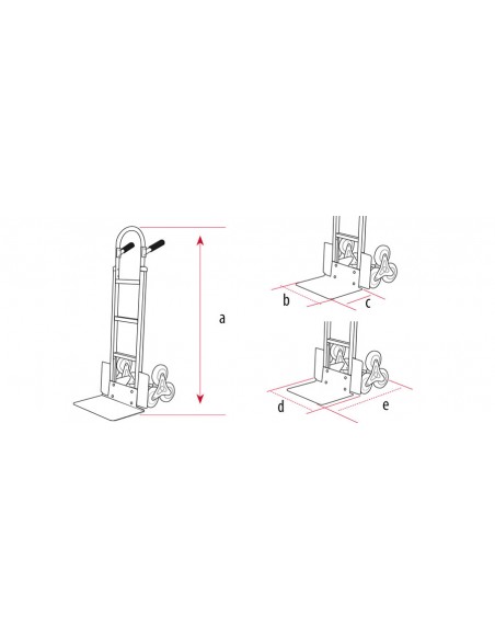 Carretilla sube escaleras Maxima M10205