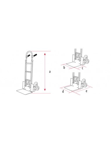 Carretilla sube escaleras Maxima M10204