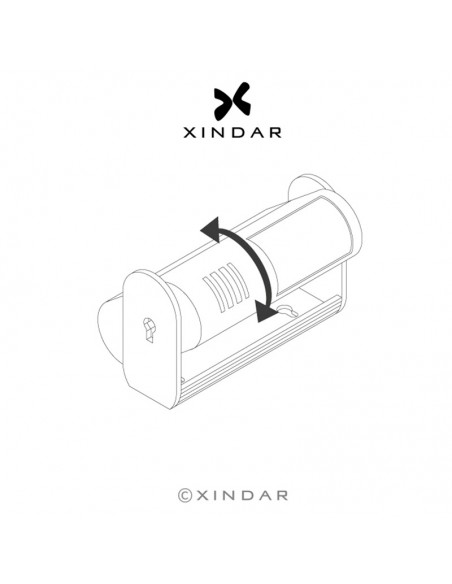 Detector movimiento con alarma y timbre Xindar Kytty