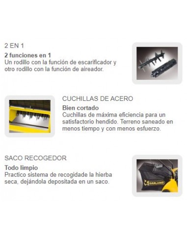Escarificador eléctrico Garland SCAR 322 E-V19