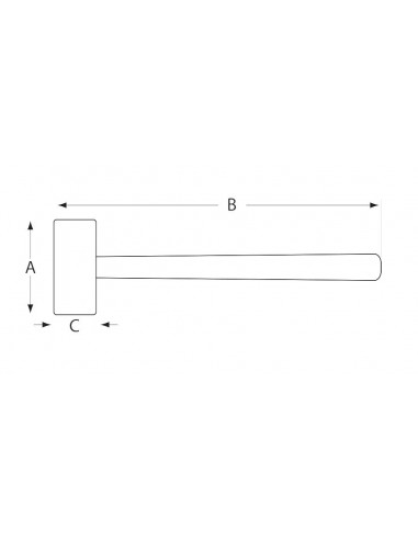 Martillo antirrebote poliuretano Bahco 3625PU