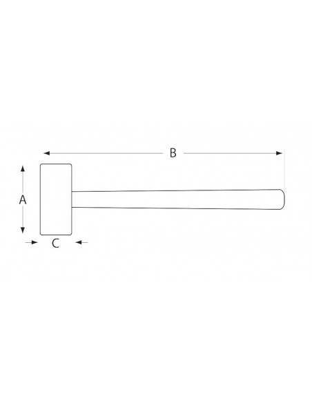 Martillo antirrebote poliuretano Bahco 3625PU