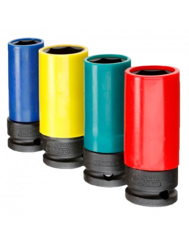 Juego vasos impacto 1/2 Gedore K 19 LS-004