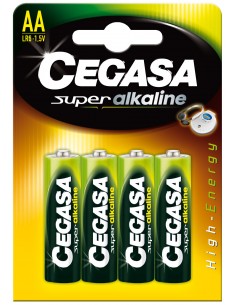 Pila Cegasa super alkaline LR6 AA 1,5V