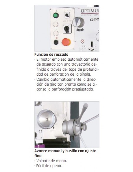 Fresadora engranajes Optimum MB 4