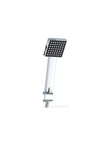 Columna ducha flexo y duchón cuadrado lluvia
