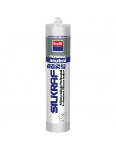 Silicona neutra transparente Krafft Silkraf 62693 embalaje 12uds