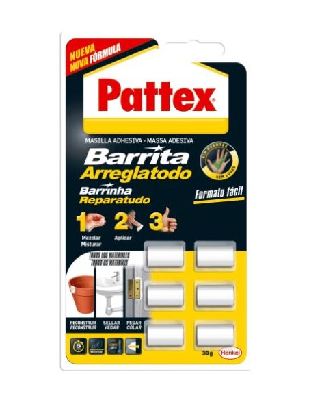 Barrita arreglatodo dosis Pattex