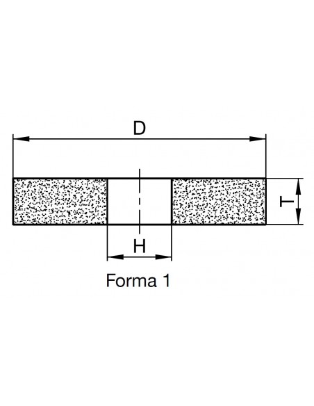 Muela esmeril corindón normal Tyrolit 10A