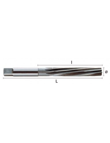 Escariador mano HSS DIN 206 forma B Hepyc 4101