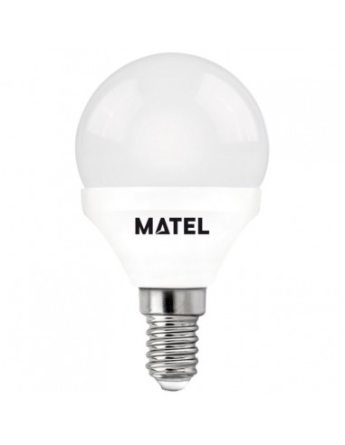 Lámpara LED esférica E14 Matel