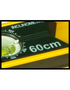 Nivel inclinómetro magnético doble T 60cm Acha 53456 2