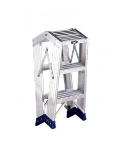 Taburete industrial aluminio doble subida Svelt Punto Plus 2