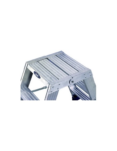 Taburete industrial aluminio doble subida Svelt Punto Plus