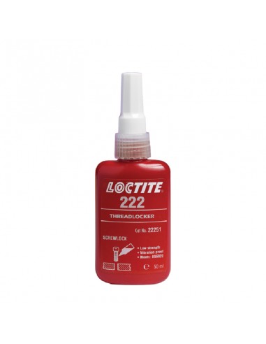 Loctite 222 fijadores baja resistencia  50ml