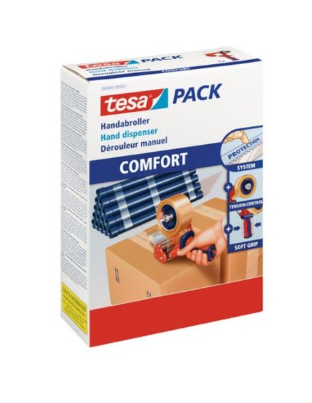 Dispensador cinta embalaje confort 50mm Tesa 6400
