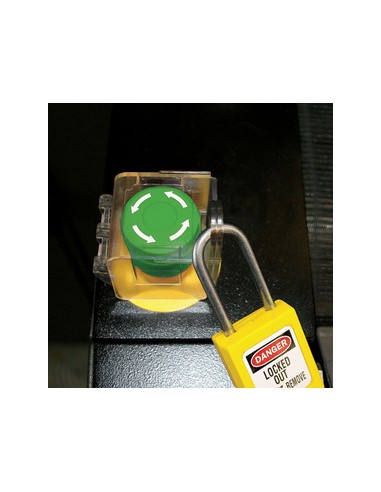 Cubierta protección interruptor instalado Master Lock S2153