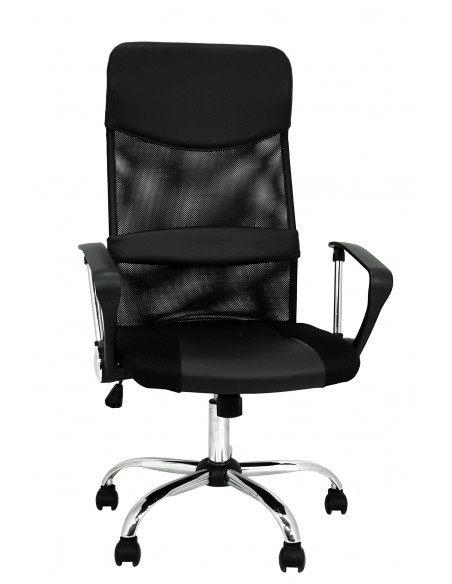 Silla oficina giratoria negra Furniture Style