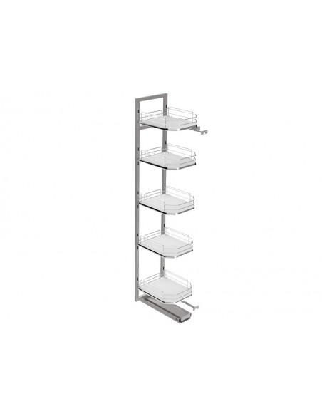 Columna extraíble para puerta con bisagras cromada 8936111