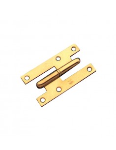 Pernio puerta latonado 140mm derecha Amig 305