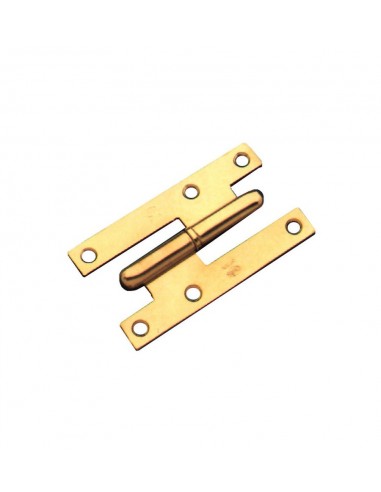 Pernio puerta latonado 140mm derecha Amig 305