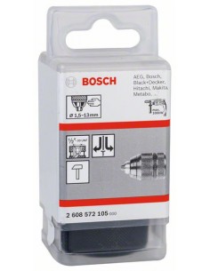 Portabrocas sujeción rápida 1,5-13 Bosch 2 608 572 105 2