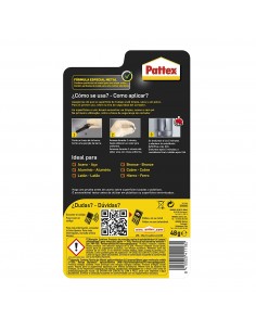 Barrita arreglatodo masilla metal 48g Pattex 2