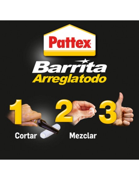 Barrita arreglatodo masilla metal 48g Pattex