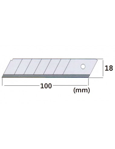 Cuchilla cutter 18mm uso profesional (10u.)