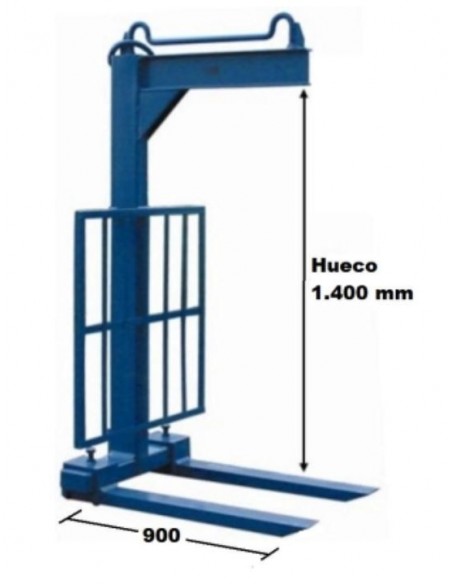 Portapalet uñas móviles 1.500kg Novodinámica 12052