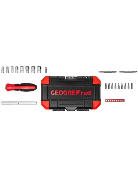 Juego destornillador Maximus 24 piezas Gedore Red