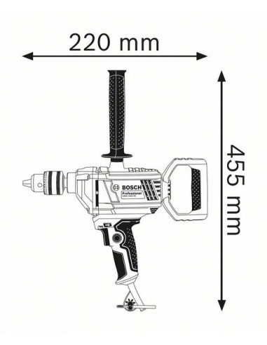 Taladro mezclador Bosch GBM 1600 RE
