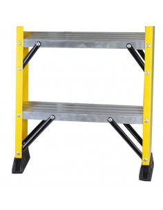 Escalera fibra vidrio con plataforma Svelt Smart 2