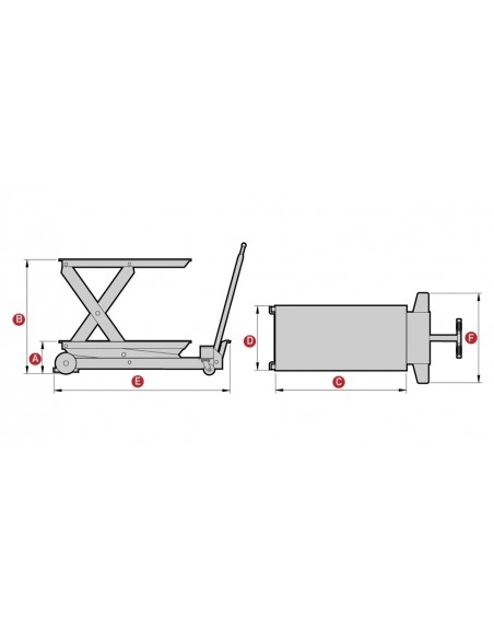 Mesa elevadora hidráulica Mega ME