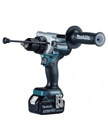 Taladro combinado 18V 2x5.0Ah Makita DHP486RTJ