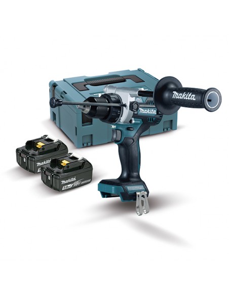 Taladro combinado 18V 2x5.0Ah Makita DHP486RTJ