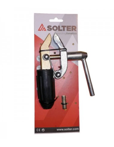 Pinza masa tornillo 600A Solter 10225