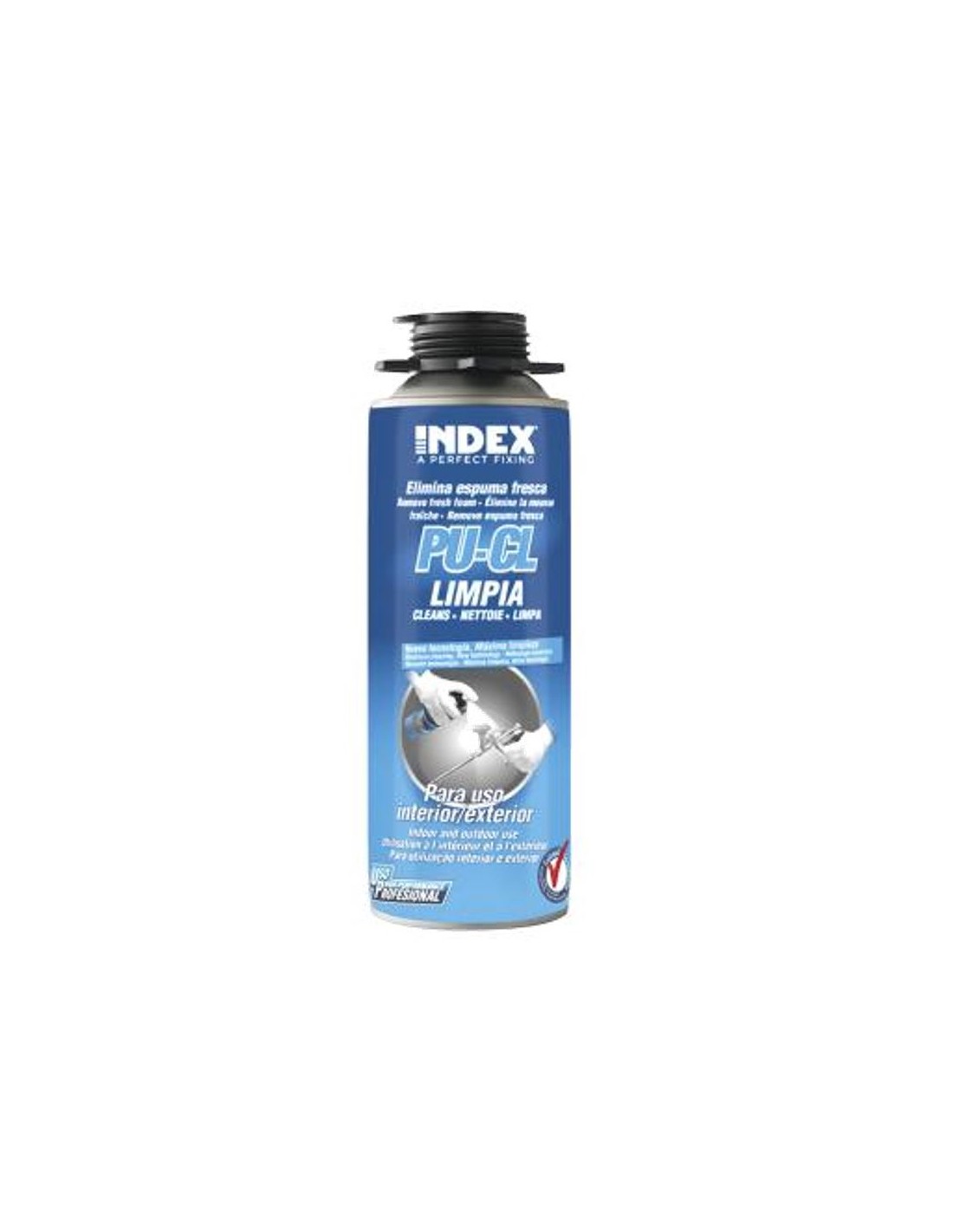 Limpiador accesorios espuma poliuretano Index PU-CL 500ml
