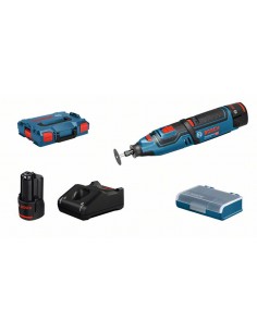 Multiherramienta batería 2x2Ah L-BOXX Bosch GRO 12V-35 2
