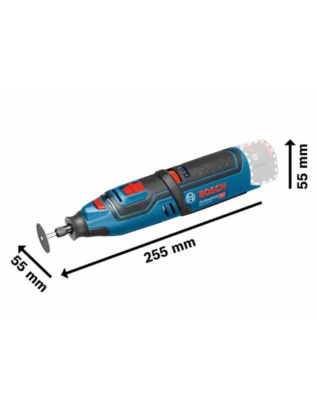 Multiherramienta batería 2x2Ah L-BOXX Bosch GRO 12V-35