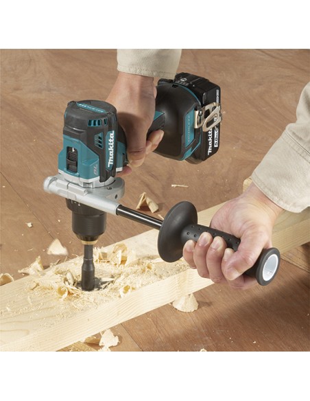 Taladro atornillador DDF486RTJ BL18V 5,0Ah LXT 130Nm Makita para trabajos horizontales