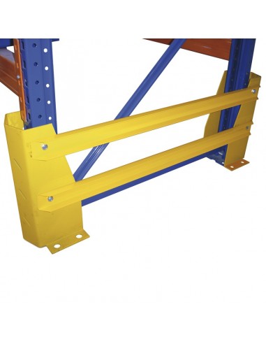 Montaje completo de las barras de protección lateral y protector de bastidor para estantería palet Jomasi