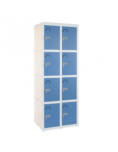 Taquilla armario ropero metálico 4 puertas Jomasi