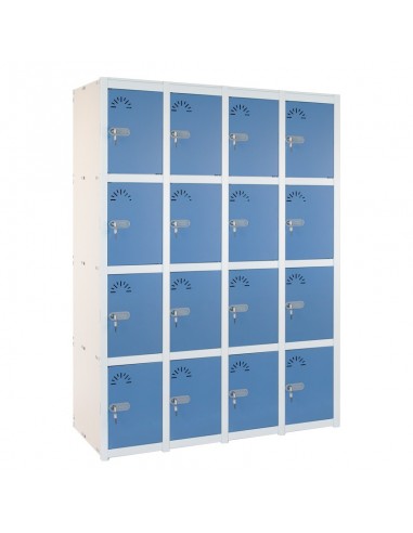 Taquilla armario ropero metálico 4 puertas Jomasi