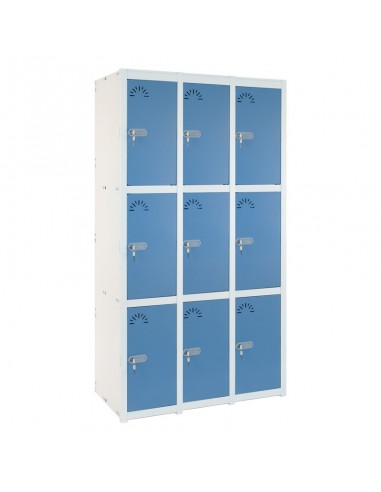Taquilla armario ropero metálico 3 puertas Jomasi