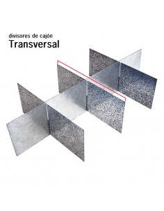 Divisor cajón transversal ángulo ranurado Jomasi